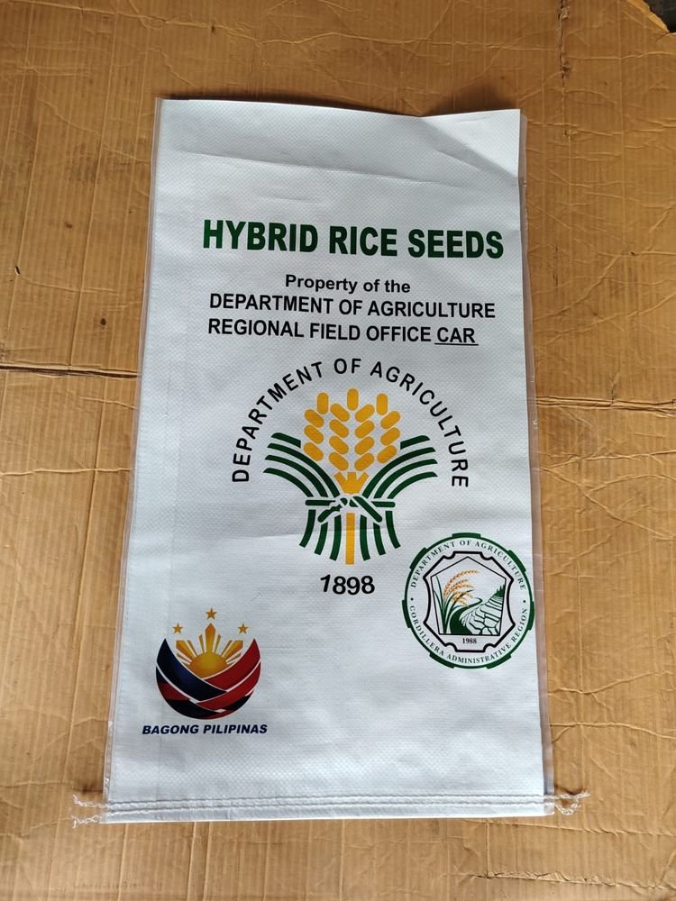 Woven bags for hybrid rice programs