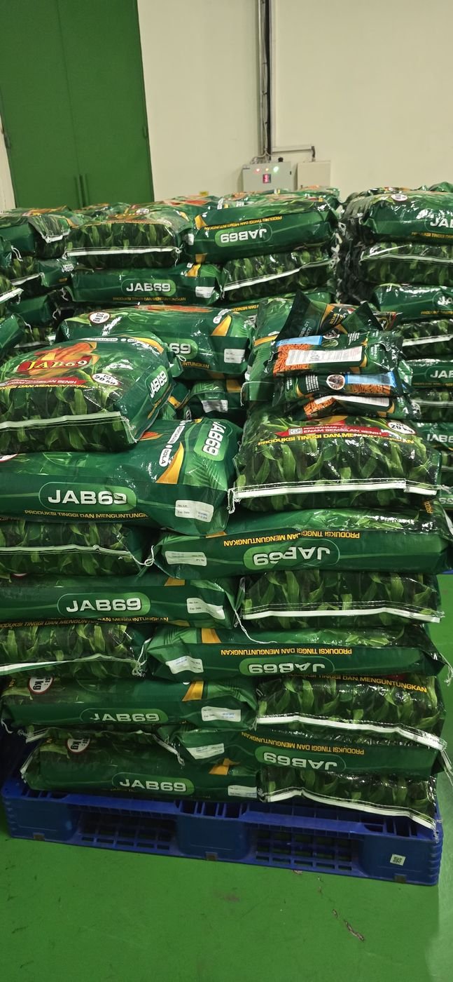Printed seed bags ready for dispatch
