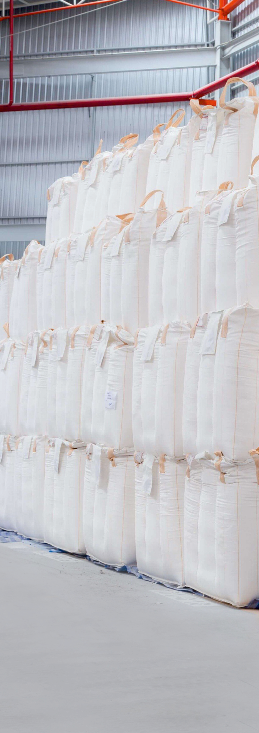 FIBC bags staged for dispatch